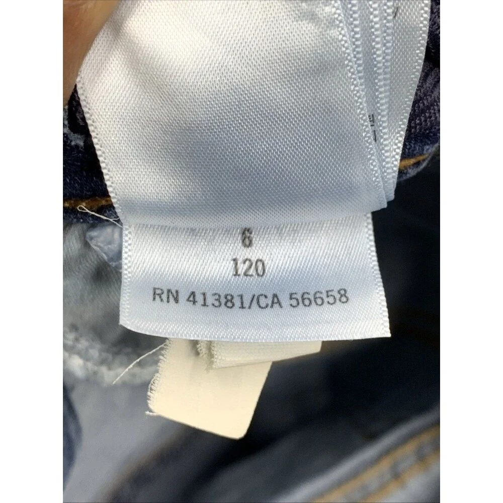 Polo Ralph Lauren Boys Denim Jeans The Aubrie Legging School Blue Size 6